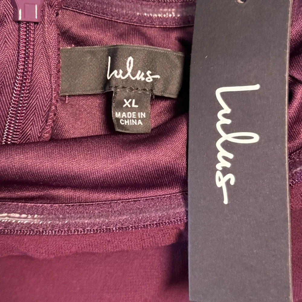 Lulus Gorgeous Essence Dark Purple Strapless Tiered Maxi Dress - Picture 8 of 11